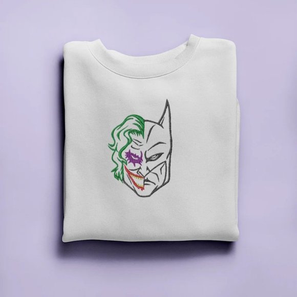 Fully embroidered sweatshirt or hoodie/ trendy sweatshirt - Picture 1 of 1